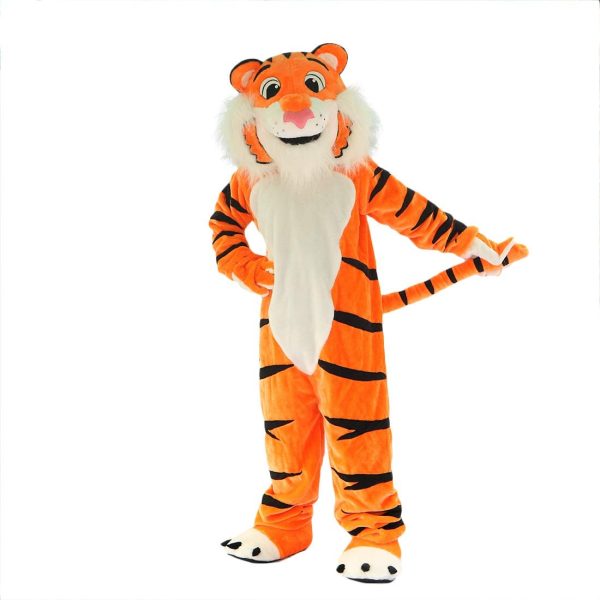 Fantasia Tigre Mascote Luxo Clássico Fantasia Tigre Mascote Luxo Clássico