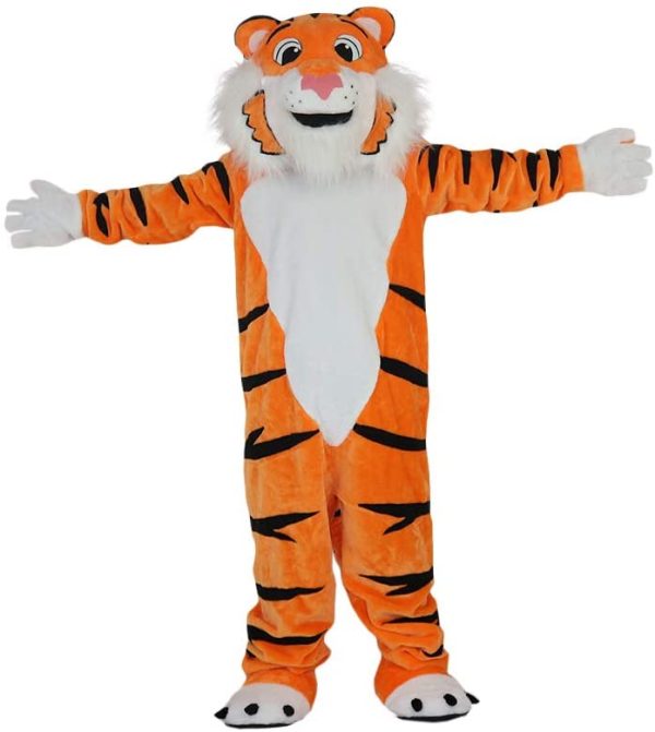 Fantasia Tigre Mascote Luxo Clássico Fantasia Tigre Mascote Luxo Clássico