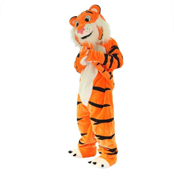 Fantasia Tigre Mascote Luxo Clássico Fantasia Tigre Mascote Luxo Clássico