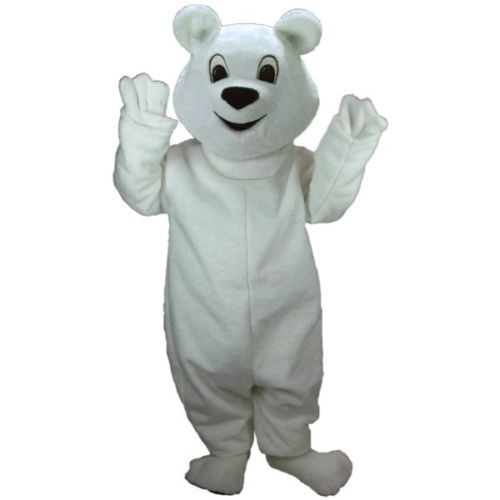 Mascote Urso Polar Branco Mascote Urso Polar Branco