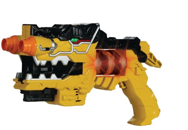 Arma de Power Rangers Dino Charger Amarelo Arma de Power Rangers Dino Charger Amarelo
