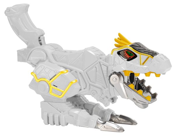 Arma de Power Rangers Dino Charger Prata Arma de Power Rangers Dino Charger Prata