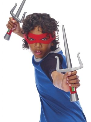 Faca Punhal Tartarugas Ninja Rafael Kit Faca Punhal Tartarugas Ninja Rafael Kit
