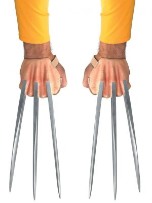 Garras do X Men Wolverine Adulto Cobertas de Adamantium Garras do X Men Wolverine Adulto Cobertas de Adamantium