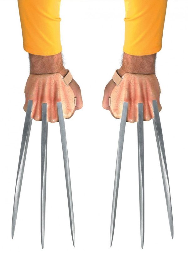 Garras do X Men Wolverine Adulto Cobertas de Adamantium Garras do X Men Wolverine Adulto Cobertas de Adamantium