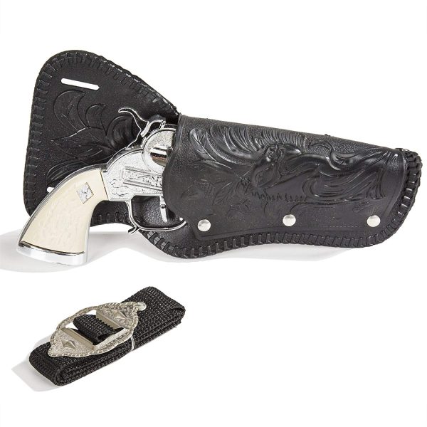 Pistola Arma de Brinquedo Prata Luxo Infantil