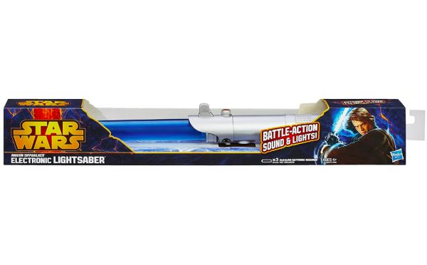 Sabre de Luz Azul Jedi Luke Skywalker Star Wars Luxo Sabre de Luz Azul Jedi Luke Skywalker Star Wars Luxo