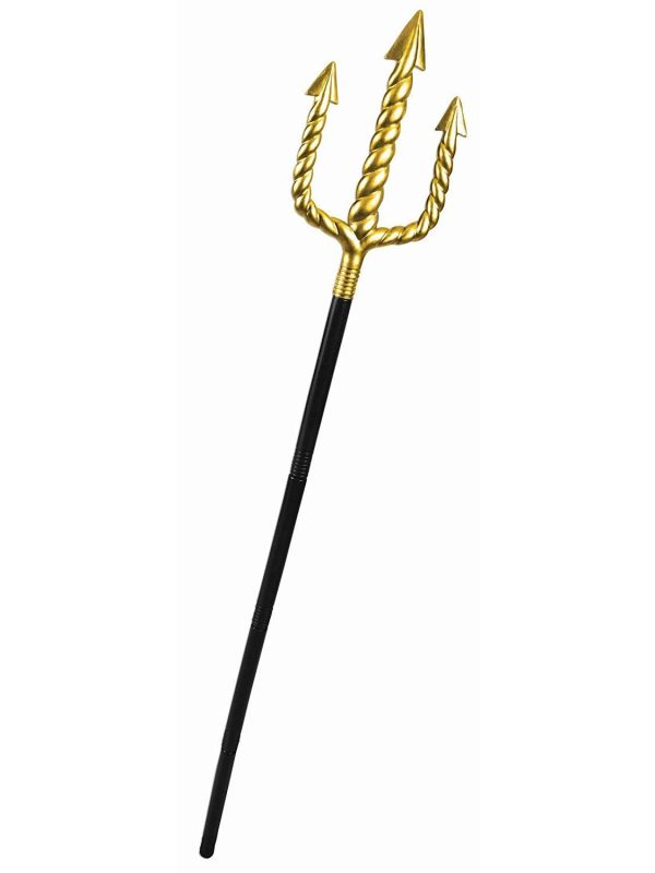 Tridente Dourado Aquaman Luxo Tridente Dourado Aquaman Luxo