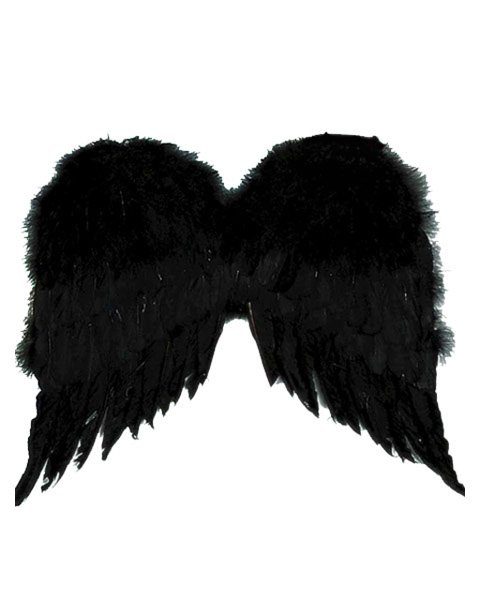 Asa Preta Adulto para Anjo Negro Luxo Asa Preta Adulto para Anjo Negro Luxo