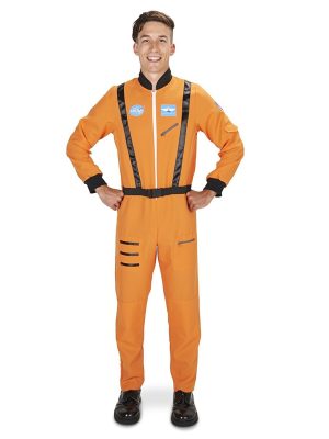Fantasia Macacão de Astronauta Luxo Adulto Fantasia Macacão de Astronauta Luxo Adulto