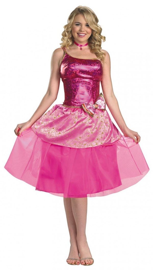 Fantasia Adulto Barbie Escola de Princesas Fantasia Adulto Barbie Escola de Princesas