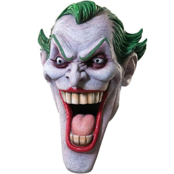 Máscara do Coringa Adulto Histórias em Quadrinhos Máscara do Coringa Adulto Histórias em Quadrinhos