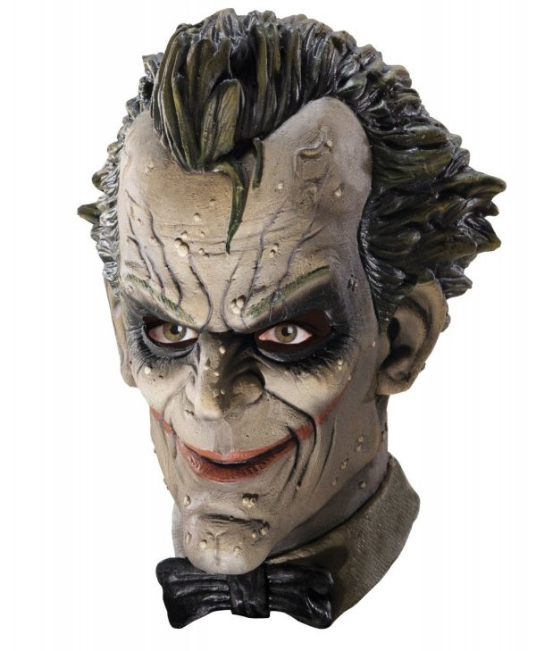 Máscara do Coringa Adulto Luxo Arkham City Luxo