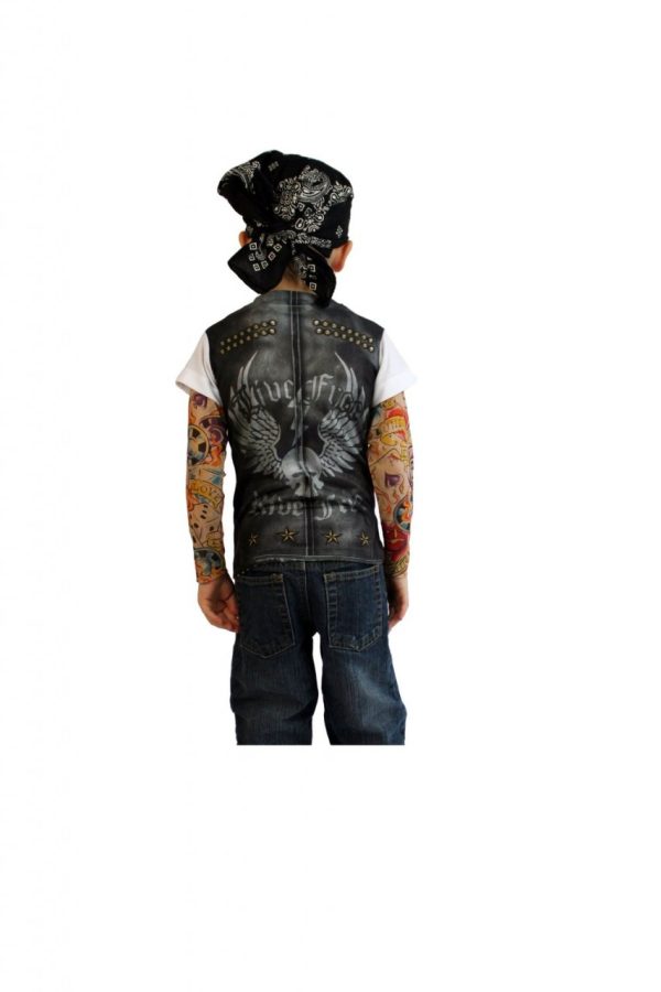 Camiseta Motoqueiro Instinto Selvagem Infantil Camiseta Motoqueiro Instinto Selvagem Infantil