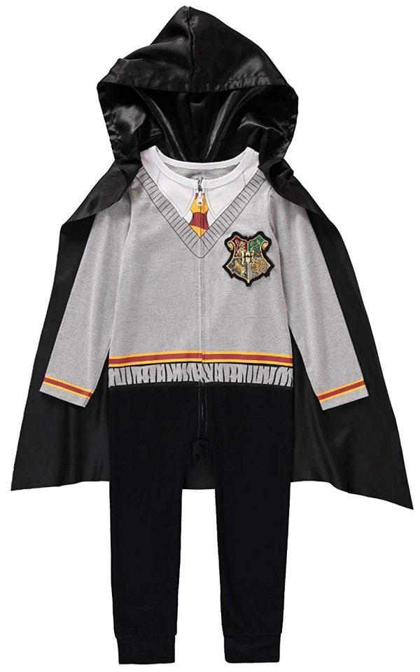 Fantasia Bebê Harry Potter Macacão e Capa Fantasia Bebê Harry Potter Macacão e Capa