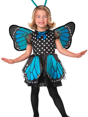 Fantasia Borboleta Azul Infantil Fantasia Borboleta Azul Infantil