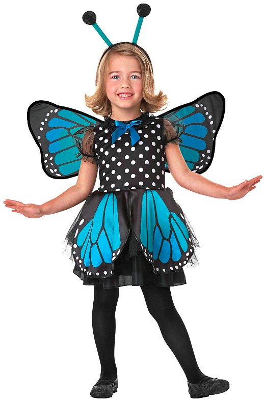 Fantasia Borboleta Azul Infantil
