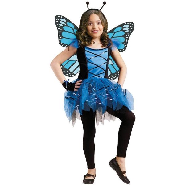 Fantasia Borboleta Azul Infantil Bailarina Clássica Fantasia Borboleta Azul Infantil Bailarina Clássica