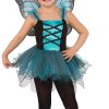 Fantasia Borboleta Azul Infantil Bailarina Luxo