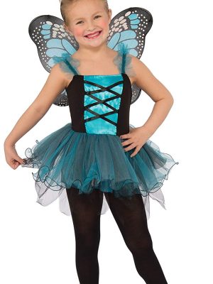 Fantasia Borboleta Azul Infantil Bailarina Luxo Fantasia Borboleta Azul Infantil Bailarina Luxo