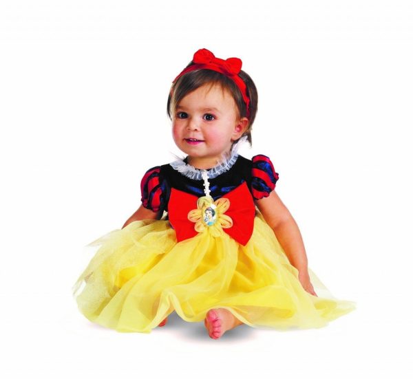 Fantasia Branca de Neve Bebê