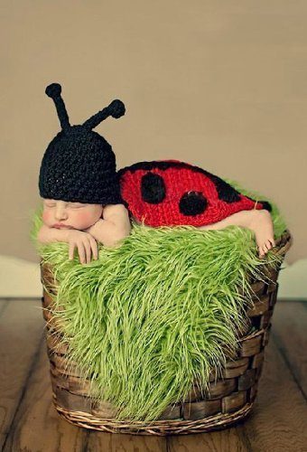 Fantasia Crochet Artesanal Joaninha Luxo Fantasia Crochet Artesanal Joaninha Luxo
