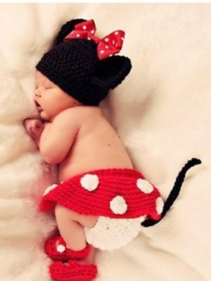 Fantasia Crochet Artesanal Minnie Mouse