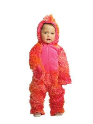 Fantasia Dinossauro Cor de Rosa para Bebês