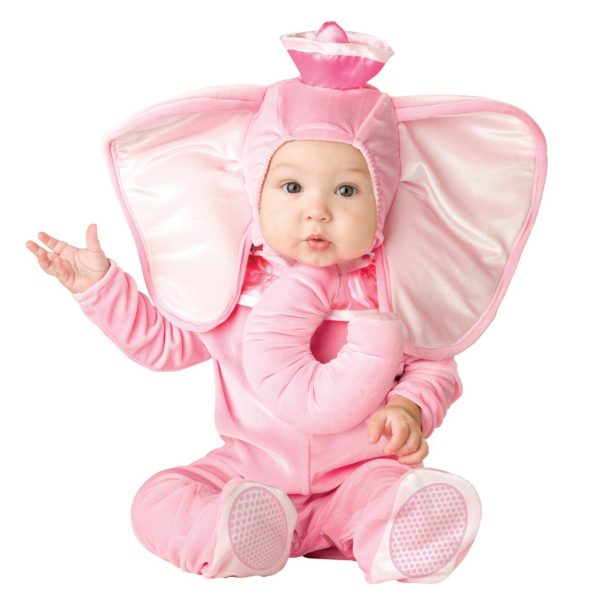 Fantasia Elefante Bebê Parmalat Rosa Fantasia Elefante Bebê Parmalat Rosa