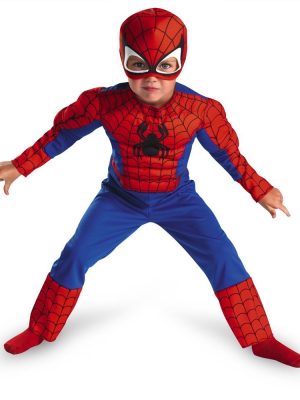 Fantasia Homem Aranha com Músculos Infantil Luxo Fantasia Homem Aranha com Músculos Infantil Luxo