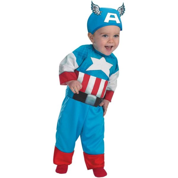 Fantasia Infantil Bebê Capitão América Fantasia Infantil Bebê Capitão América