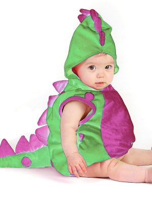 Fantasia Infantil Bebê Dinossauro Luxo