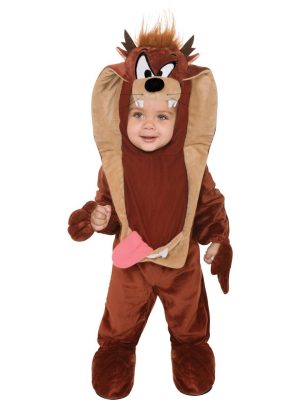 Fantasia Infantil Bebê do Taz Diabo da Tasmânia Looney Tunes Luxo Fantasia Infantil Bebê do Taz Diabo da Tasmânia Looney Tunes Luxo