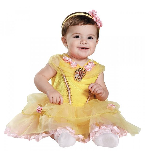 Fantasia Infantil Bela e a Fera Bebê Luxo