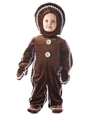 Fantasia Infantil Biscoito Gingerbread Man do Natal Clássica Fantasia Infantil Biscoito Gingerbread Man do Natal Clássica