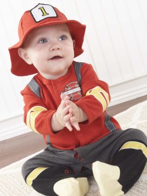Fantasia Infantil Bombeiro Bebê Elite