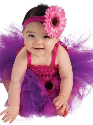 Fantasia Infantil Doce Flor Bailarina lilás Luxo Fantasia Infantil Doce Flor Bailarina lilás Luxo