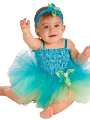 Fantasia Infantil Doce Flor Bailarina Verde e Azul Luxo Fantasia Infantil Doce Flor Bailarina Verde e Azul Luxo