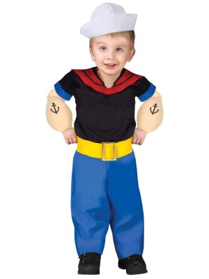 Fantasia Infantil Masculina Popeye Bebê Fantasia Infantil Masculina Popeye Bebê