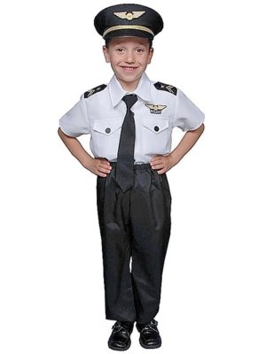 Fantasia Infantil Piloto de Avião Clássica Fantasia Infantil Piloto de Avião Clássica