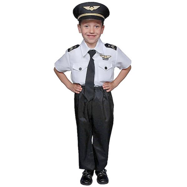 Fantasia Infantil Piloto de Avião Clássica Fantasia Infantil Piloto de Avião Clássica