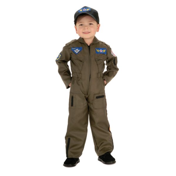 Fantasia Infantil Piloto de Caça da Força Aérea Americana Fantasia Infantil Piloto de Caça da Força Aérea Americana