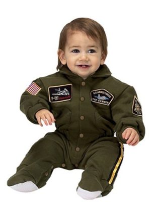 Fantasia Infantil Piloto de Caça da Força Aérea Americana Bebê Fantasia Infantil Piloto de Caça da Força Aérea Americana Bebê