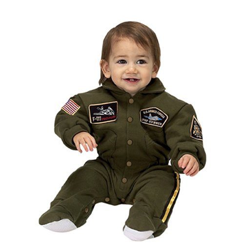Fantasia Infantil Piloto de Caça da Força Aérea Americana Bebê Fantasia Infantil Piloto de Caça da Força Aérea Americana Bebê