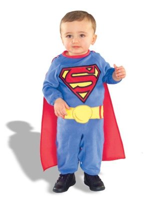 Fantasia Infantil SuperMan Super Homem Bebê Fantasia Infantil SuperMan Super Homem Bebê