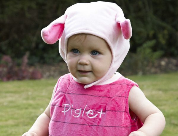 Fantasia Leitão Ursinho Pooh Luxo Bebê Infantil Fantasia Leitão Ursinho Pooh Luxo Bebê Infantil