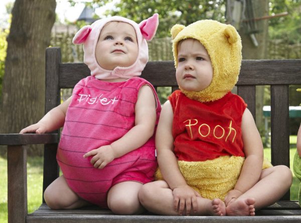 Fantasia Leitão Ursinho Pooh Luxo Bebê Infantil Fantasia Leitão Ursinho Pooh Luxo Bebê Infantil