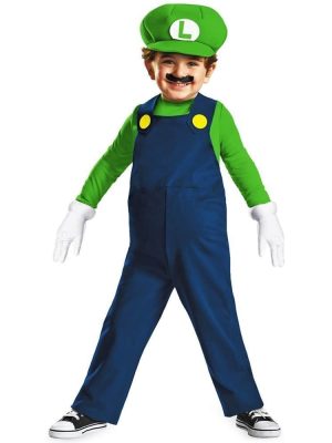 Fantasia Mario Bros Luigi Bebê Fantasia Mario Bros Luigi Bebê