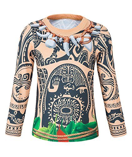 Fantasia Moana Maui Infantil Luxo Bebê Fantasia Moana Maui Infantil Luxo Bebê