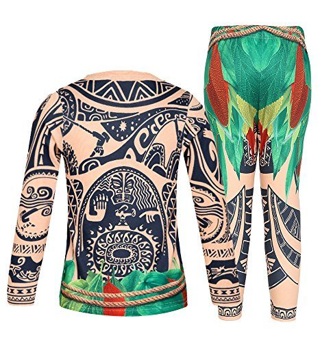 Fantasia Moana Maui Infantil Luxo Bebê Fantasia Moana Maui Infantil Luxo Bebê